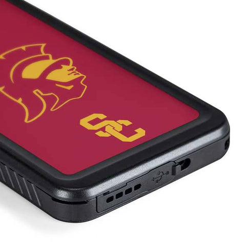 University of Southern California USC Trojan Large Mascot Galaxy S24 Waterproof Case